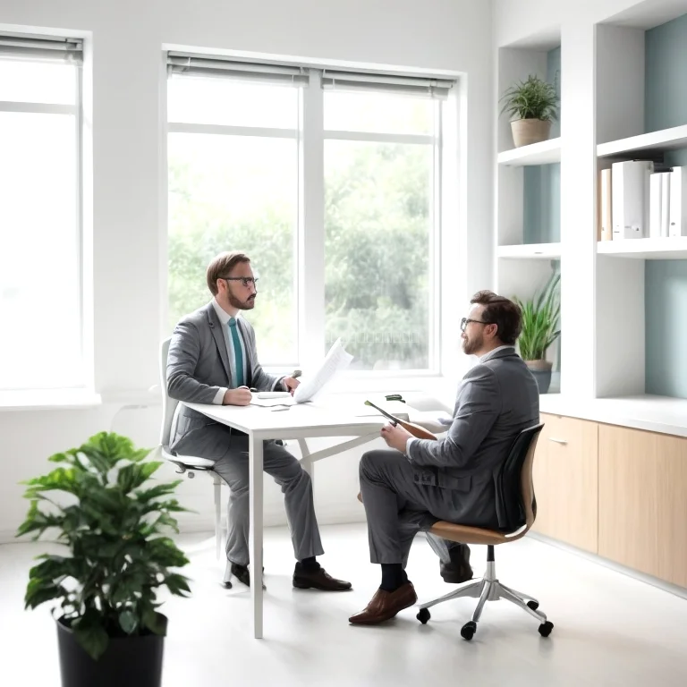 Founders collaborating with a legal advisor